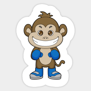 Monkey Boxing Boxer Boxing gloves Sticker